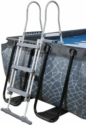 Loisirs - Jouets - Piscine hors-sol 4x2x1 m pierre
