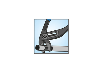 Outils - Outils divers - Pince multiprise avec push button 200mm
