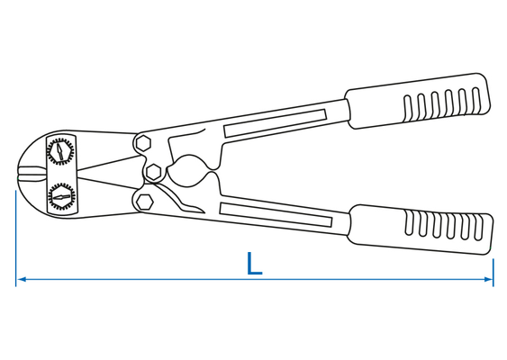 Outils - Outils divers - Coupe-boulon 1050mm