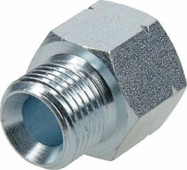 Pièces agricoles - Hydraulique - Adaptateur de rallonge BSP/metrique 1/2 - M18