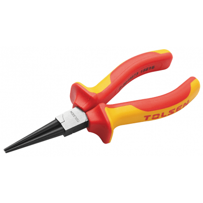 Outillage a main - Pinces - PINCE BEC ROND TOLSEN ISOLEE 160MM (V16056)
