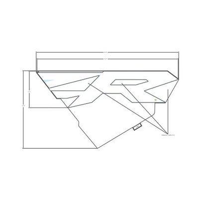 Pièces Quad & Motos - Pièces communes - DECAL-FR.DOOR,LWR,RZR,RH Polaris origine