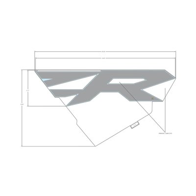 Pièces Quad & Motos - Pièces communes - DECAL-FR.DOOR,LWR,RZR,RH Polaris origine