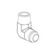Adapteur MJ 7/8 MG 3/4 90°