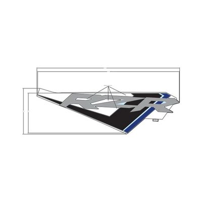 Pièces Quad & Motos - Pièces communes - DECAL-DOOR,MID,RZR,RH Polaris origine