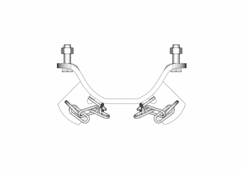Materiels - Accessoires 0Kg-5Kg - DEMI BRIDE TREFLE 2DL D.140MM