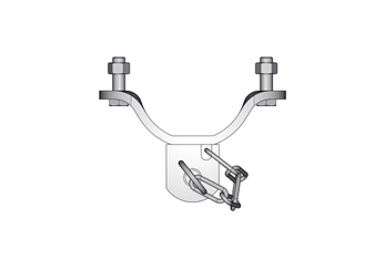 Materiels - Accessoires 0Kg-5Kg - DEMI BRIDE TREFLE D.102MM 1D A L'AXE