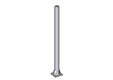 POTEAU TREFLE SUR PLATINE NU D.102MM L.1.68M
