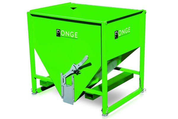 Materiels - Trémie - Trèmie aliments 1,50 m3 - caisse trèmis monobloc