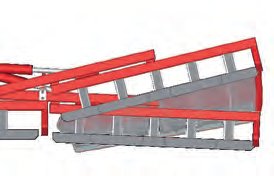 Materiels - Émousseur - Green 6,00 mètres maintien au sol patins - équipements arrières dents étrilles