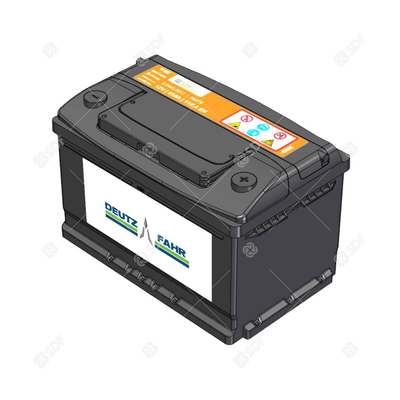 Pièces agricoles - Batterie - BATT 65 AH 510 A Deutz-Fahr origine