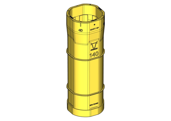 Materiels - Accessoires 5Kg-10Kg - FOURREAU TREFLE JAUNE D.140MM COMPLET