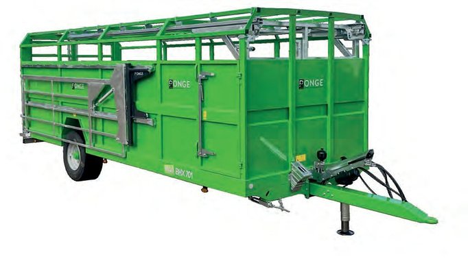 Materiels - Bétaillère - Bétaillère pose à terre 6 mètres – simple essieu - freinage double ligne hydraulique