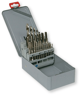 Electroportatif - Electroportatif divers et accessoires - Coffret F15 tarauds et forets de préperçage F15 - 28 pcs (par 1)