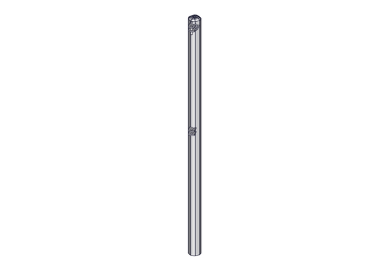 Materiels - Accessoires 30Kg-50Kg - POTEAU TREFLE 1D D.102MM L.2.13M