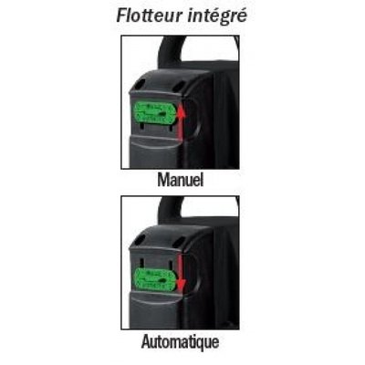 Materiels - Pompe - POMPE VIDE CAVE EAUX CHARGEES 550W AVEC FLOTTEUR INTEGRE