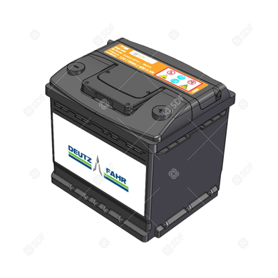 Pièces agricoles - Batterie - BATT 50 AH 450 A Deutz-Fahr origine