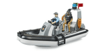 Bateau gonflable de la police bworld