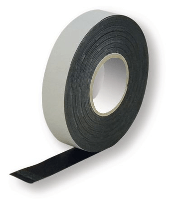Pièces agricoles - Consommables / Nettoyants - Ruban auto-fusionnant noir 19mm x 10m (par 1)
