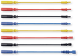 Fils test cosses femelles plates, lot de 16 pièces (par 1)