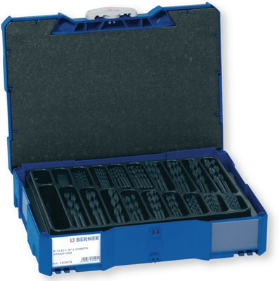 Electroportatif - Electroportatif divers et accessoires - BERA-clic+ n° 1 de 87 forets STANDARDline HSS (par 1)