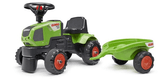 Tracteur Claas Axos avec remorque