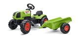 Tracteur Claas Arion 410 avec remorque