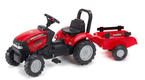 Tracteur Case IH avec remorque