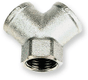 Raccord Y 3 entrées/sorties filetage femelle G 1/2" (par 1)