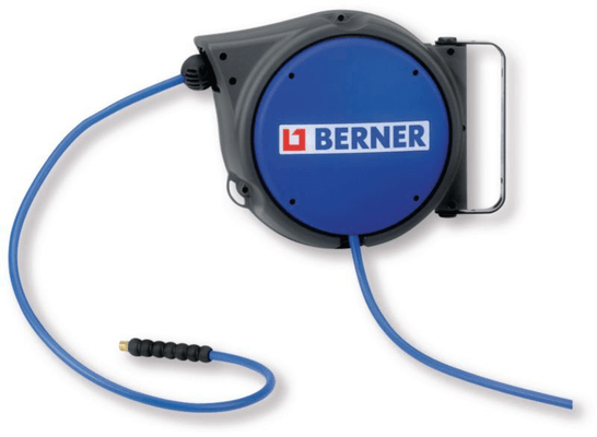 Electroportatif - Electroportatif divers et accessoires - Enrouleur mural Topline 10 mètres Ø 8 mm avec embout de raccordement 1/4" (par 1)