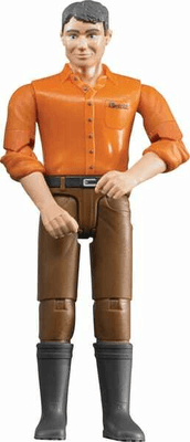 Loisirs - Jouets - Homme avec pantalon marron