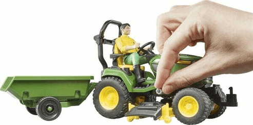 Loisirs - Jouets - Tracteur John Deere avec remorque et jardinier