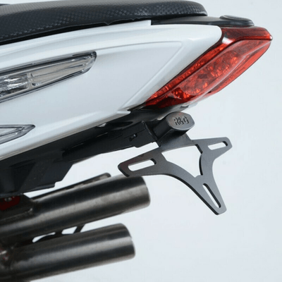 Pièces Quad & Motos - Pièces communes - Support de plaque R&G RACING noir avec cache orifice bras oscillant Benelli TNT 125