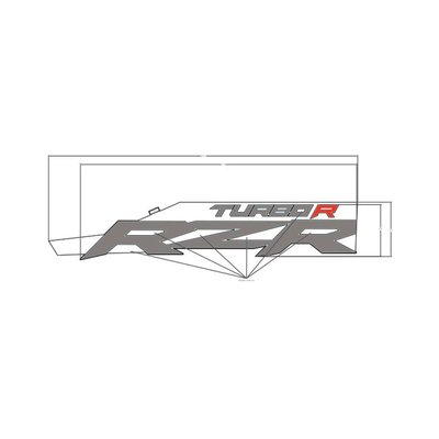 Pièces Quad & Motos - Pièces communes - DECAL-FR.DOOR,UPR,RZR,TRB R,RH Polaris origine