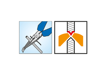 Outils - Outils divers - Blister de pince-becs plats 165mm