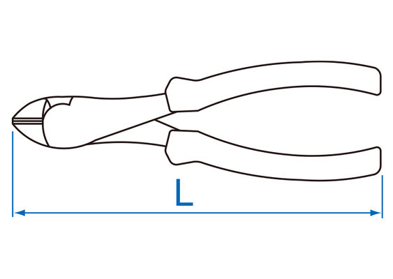 Outils - Outils divers - Blister de pince coupante diagonale 200mm