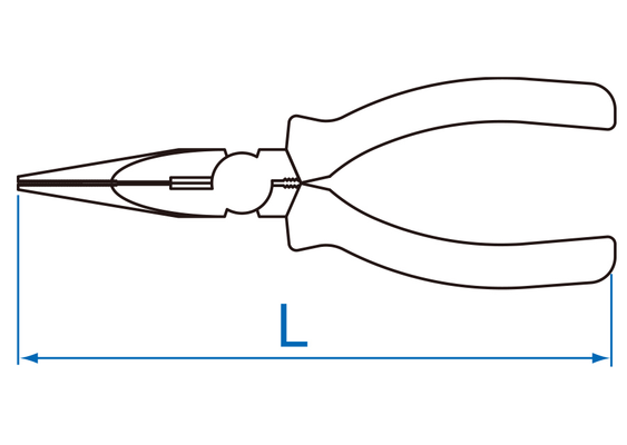 Outils - Outils divers - Blister de pince-becs plats 203mm