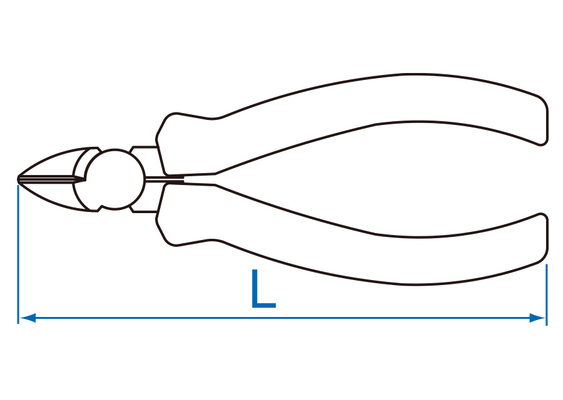 Outils - Outils divers - Blister de pince coupante diagonale 165mm
