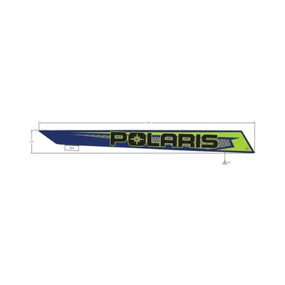 Pièces Quad & Motos - Pièces communes - DECAL-RR.FNDR,SIDE,POLARIS,RH Polaris origine