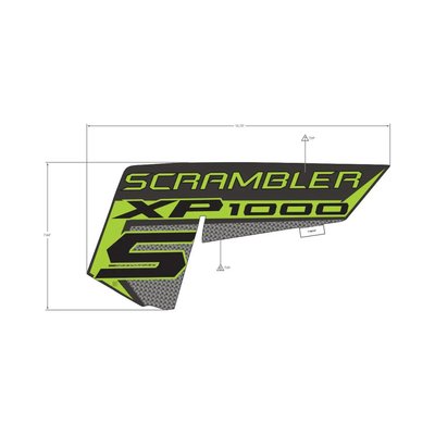 Pièces Quad & Motos - Pièces communes - DECAL-SIDE,XP1000S,LH Polaris origine