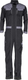 combinaison 2 zip noir/gris L