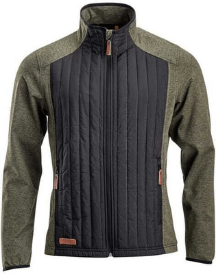 Vêtements et protections - Vêtement  - Veste polaire hybride/homme, olive 2XL