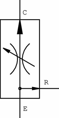 Pièces agricoles - Hydraulique - Régulateur de débit 3 voies VPR3 EP