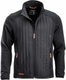 Veste polaire hybride/homme, anthracite L