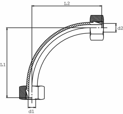 Pièces agricoles - Hydraulique - Coude 90° 12L-12L