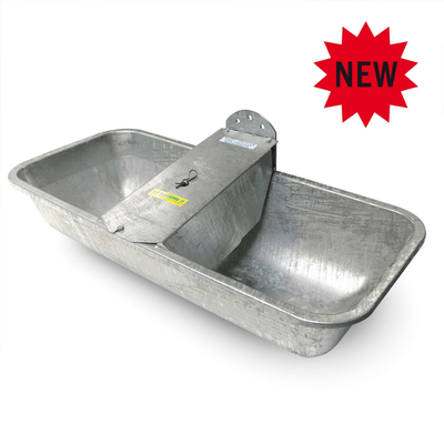 Materiels - Abreuvoir - BAC DOUBLE ACIER GALVANISE 65L T