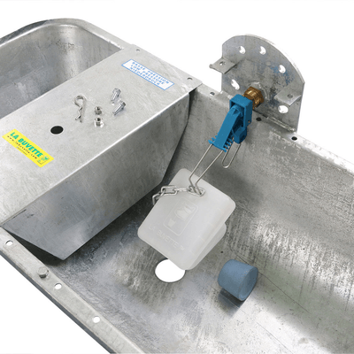 Materiels - Abreuvoir - BAC DOUBLE ACIER GALVANISE 65L T