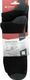 Chaussettes hautes UK: 9-11 (44-46) noires, 2 paires