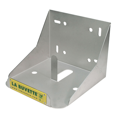 Materiels - Abreuvoir - SUPPORT INOX PIERRE A SEL 25 KG