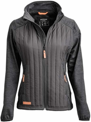 Vêtements et protections - Vêtement  - Veste polaire hybride/femme, anthracite L